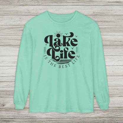 Lake Life Garment-dyed Long Sleeve T-Shirt
