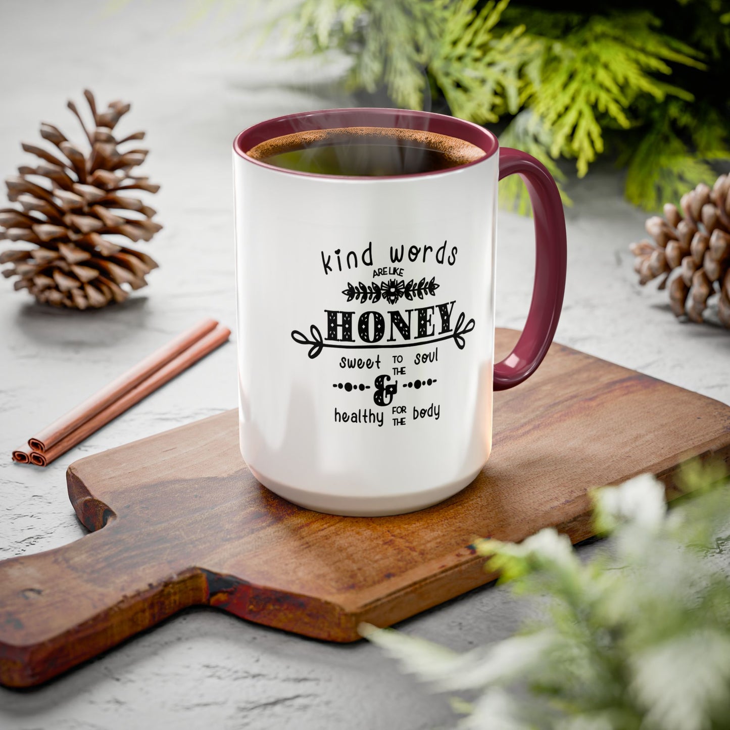 Kind Words Are Like Honey Coffee Mug