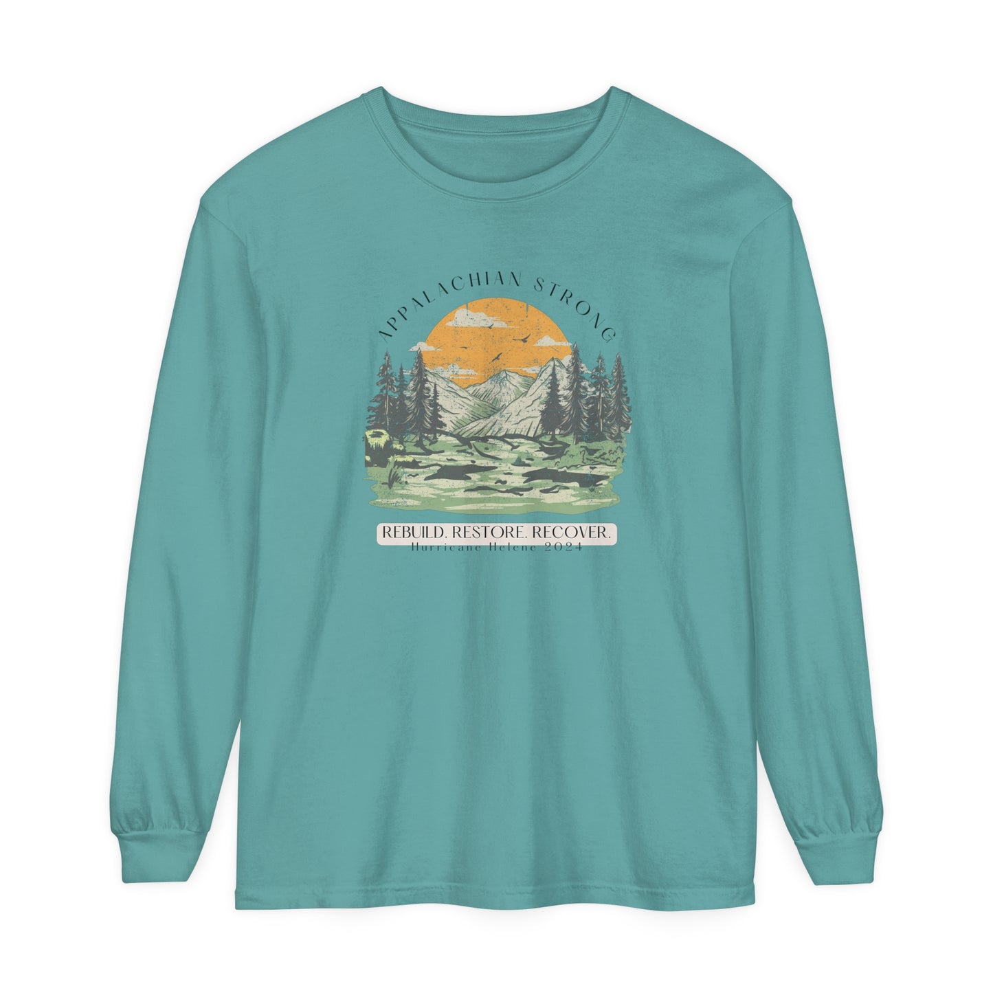 Appalachian Strong Garment-dyed Long Sleeve T-Shirt