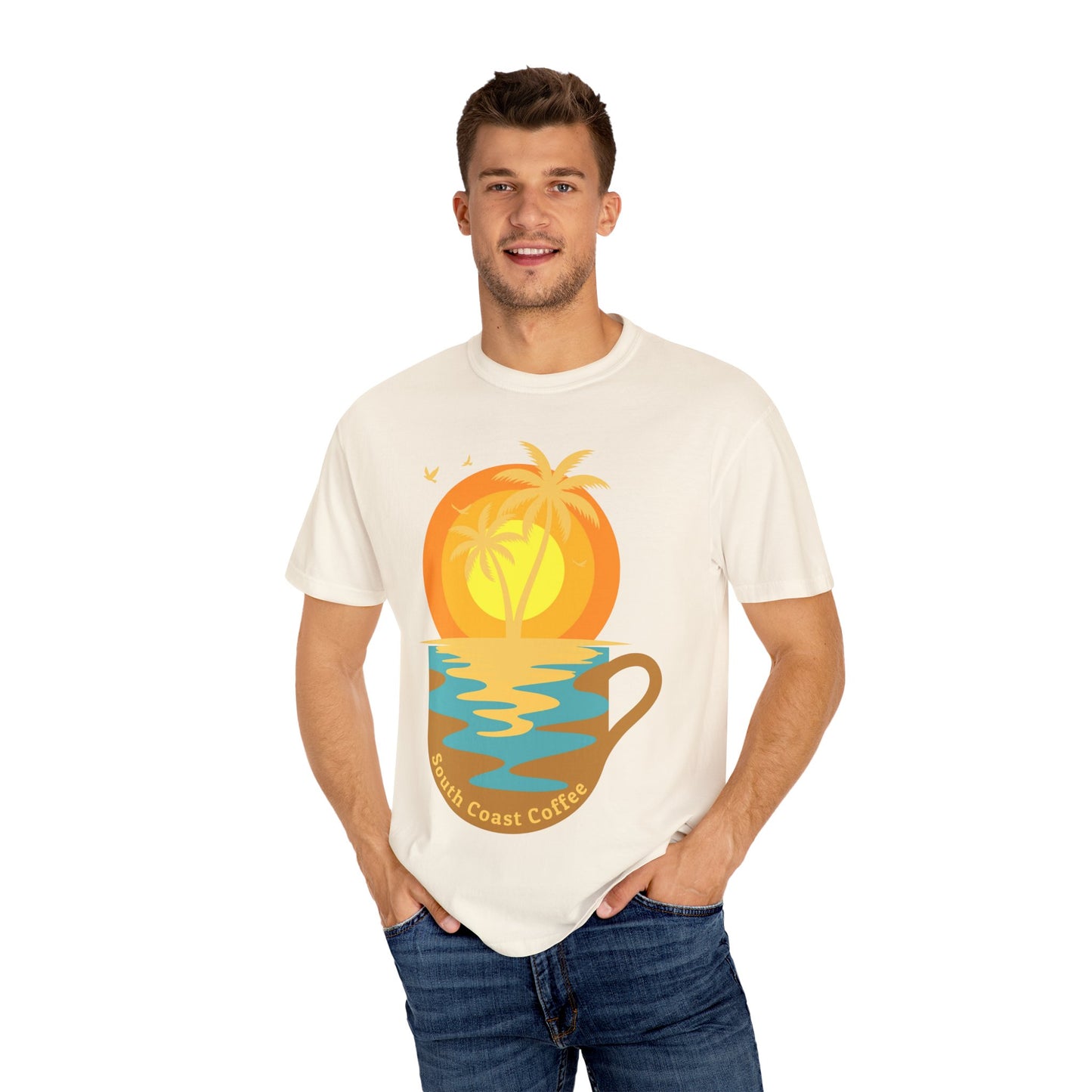 South Coast Coffee Comfort Colors Tee