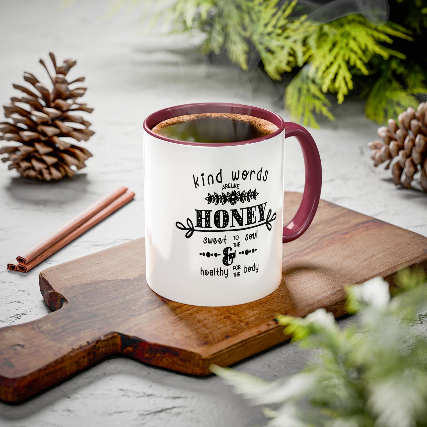 Kind Words Are Like Honey Coffee Mug
