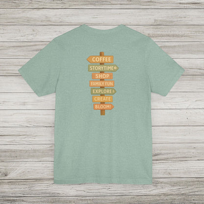 The Wild Daisy Sign Post Women's Bella Canvas Short Sleeve Tee