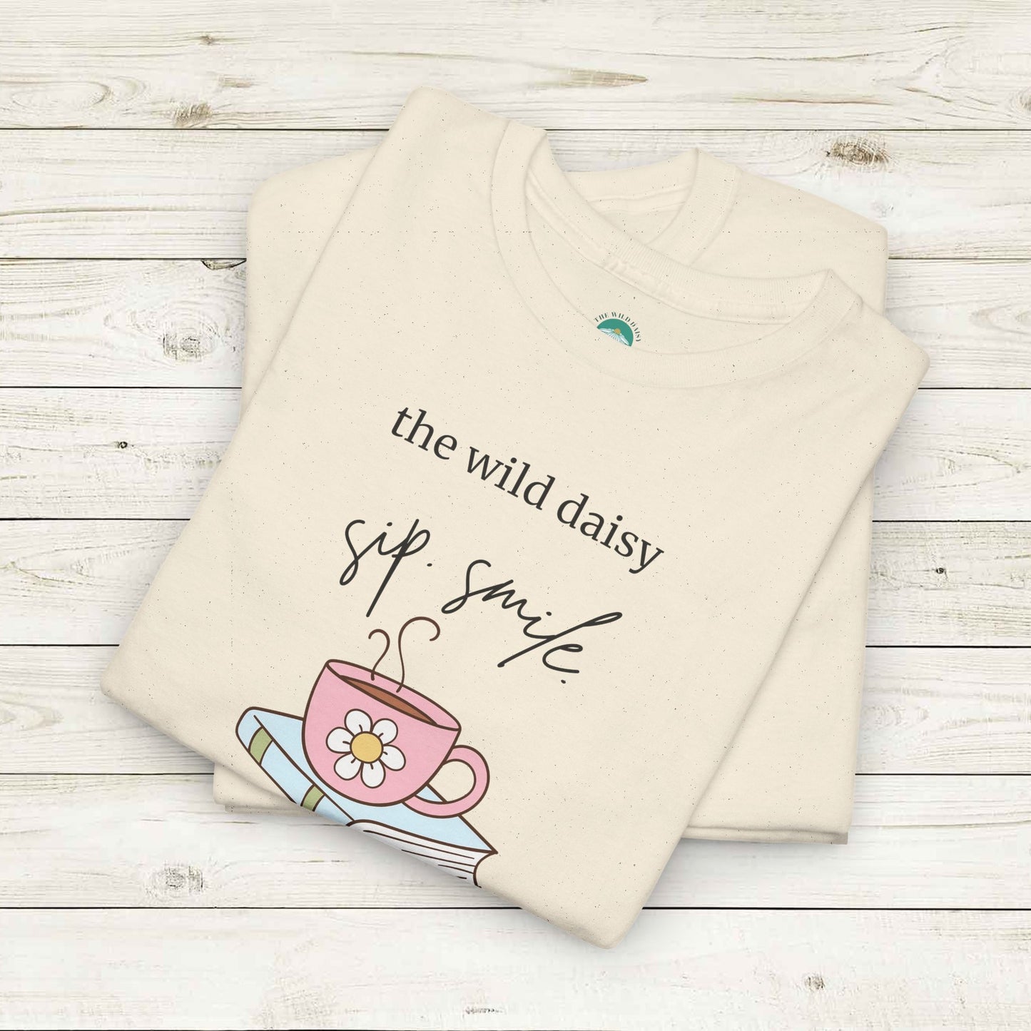 Sip Smile Storytime Heavy Cotton Tee