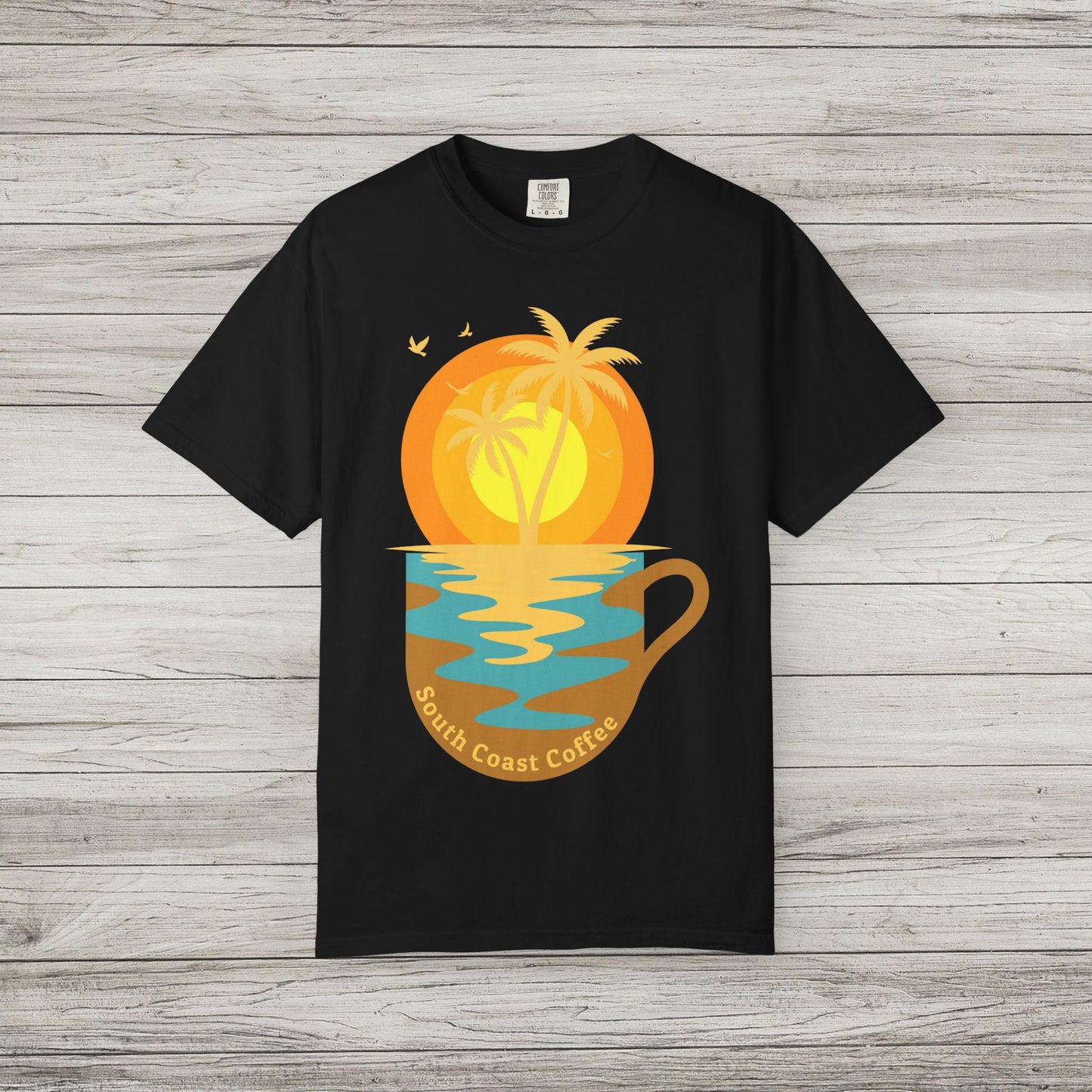 South Coast Coffee Comfort Colors Tee