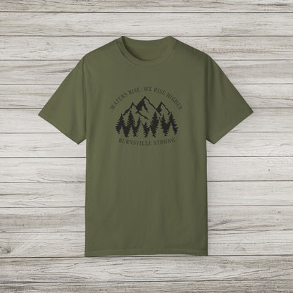 Waters Rise, We Rise Higher Burnsville Strong Garment-Dyed T-shirt