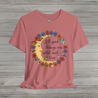 Wild and Free Jersey Short Sleeve Tee