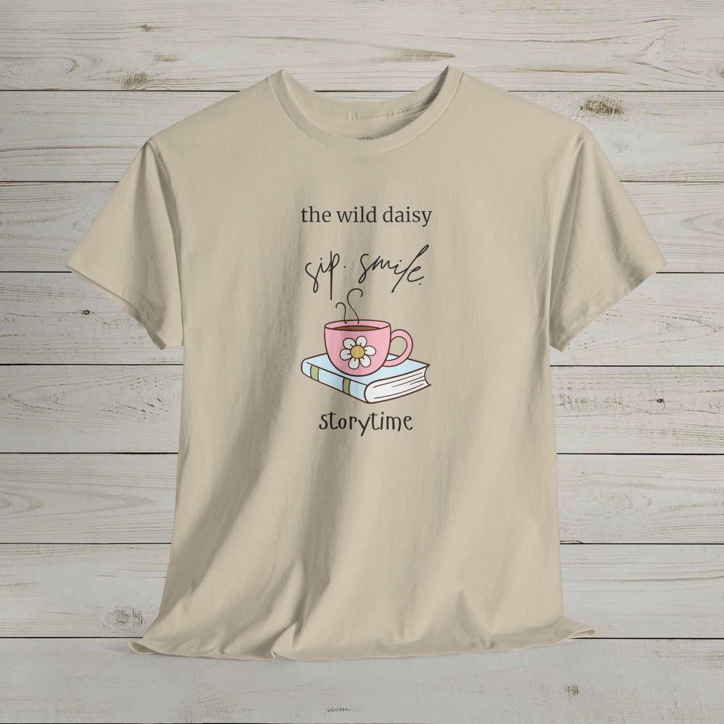 Sip Smile Storytime Heavy Cotton Tee