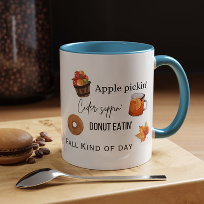 Fall Kind of Day - Accent Coffee Mug (11, 15oz)