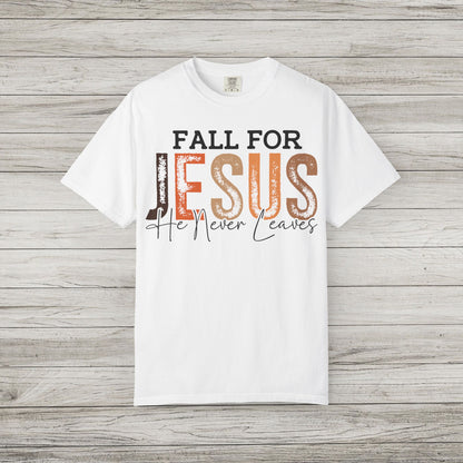 Fall For Jesus Comfort Colors Tee