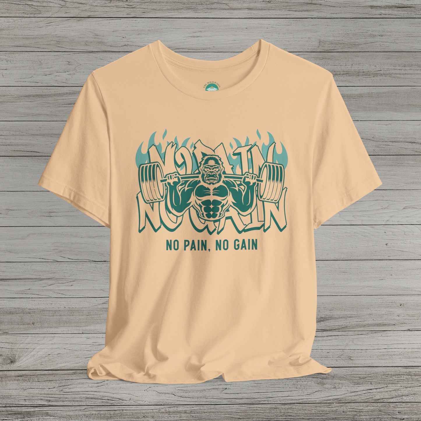 No Pain No Gain Jersey Short Sleeve Tee