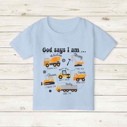 God Says Heavy Cotton™ Toddler T-shirt