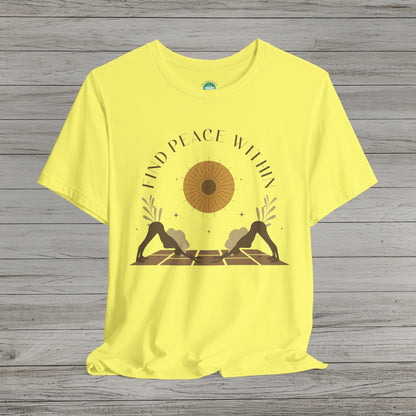 Find Peace Within Jersey Short Sleeve Tee