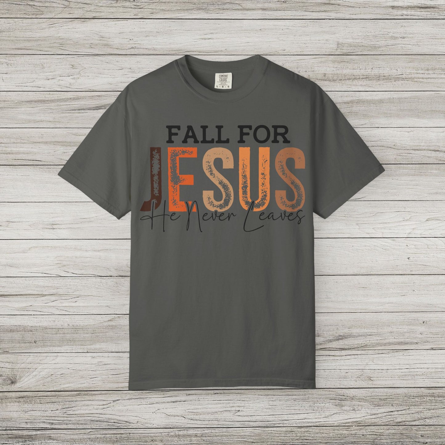 Fall For Jesus Comfort Colors Tee
