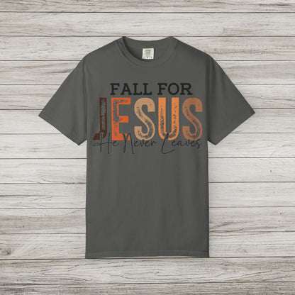 Fall For Jesus Comfort Colors Tee