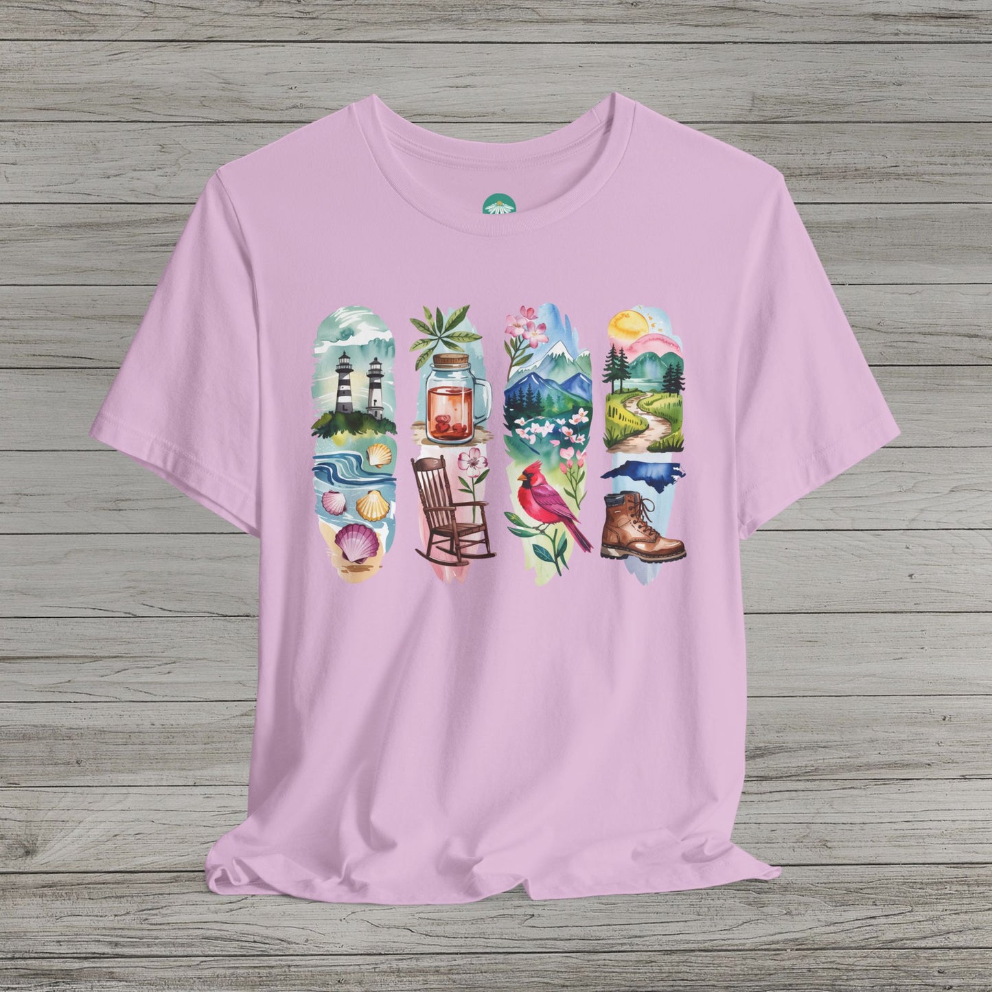 Explore North Carolina Bella Canvas Short Sleeve Tee