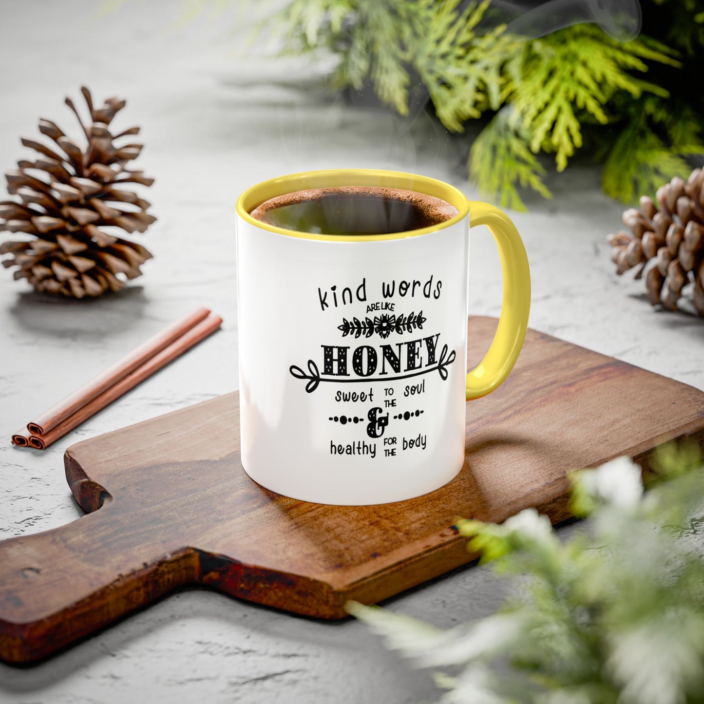 Kind Words Are Like Honey Coffee Mug