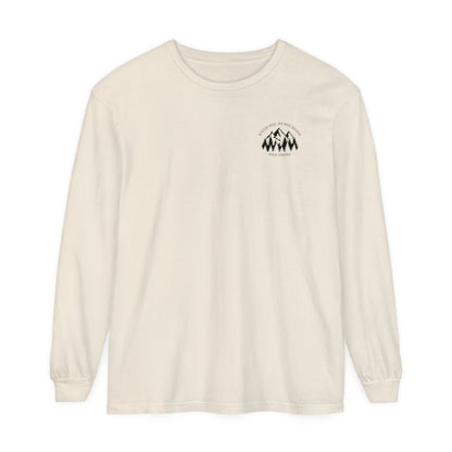 Waters Rise, We Rise Higher Garment-dyed Long Sleeve T-Shirt