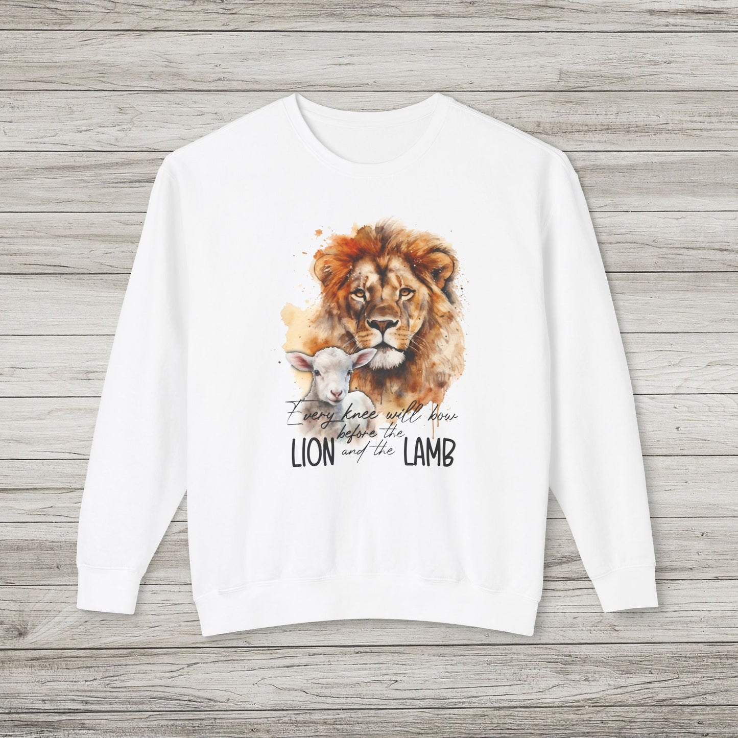 Lion and Lamb Lightweight Crewneck Sweatshirt