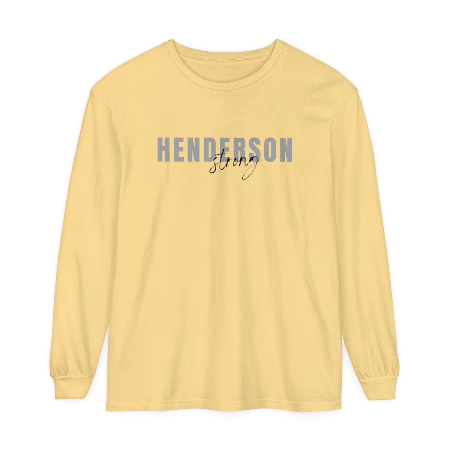 Henderson Strong Garment-dyed Long Sleeve T-Shirt