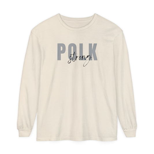 Polk Strong Garment-dyed Long Sleeve T-Shirt