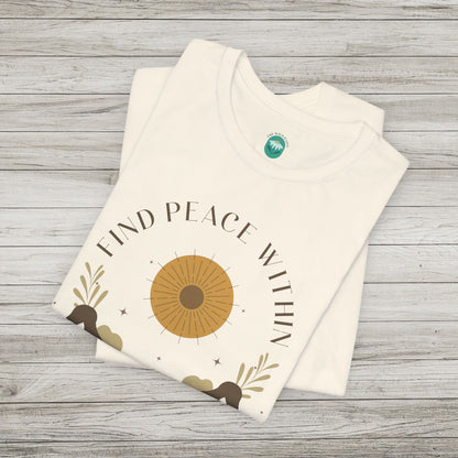 Find Peace Within Jersey Short Sleeve Tee