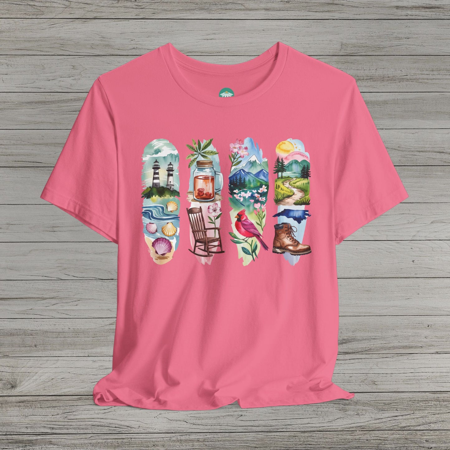Explore North Carolina Bella Canvas Short Sleeve Tee