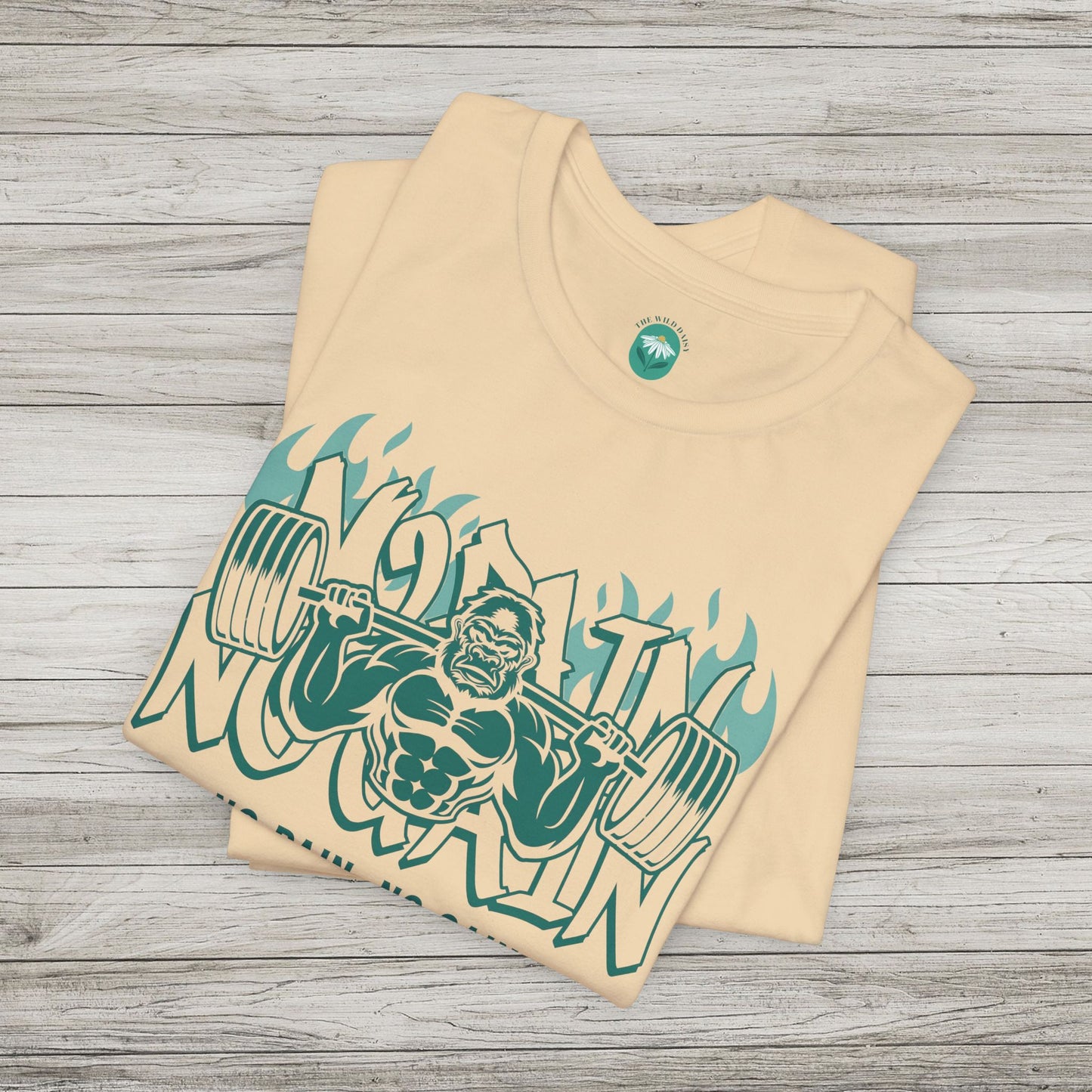No Pain No Gain Jersey Short Sleeve Tee