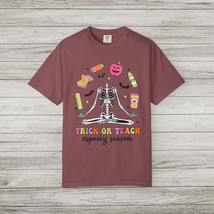 Trick or Teach Comfort Colors Tee