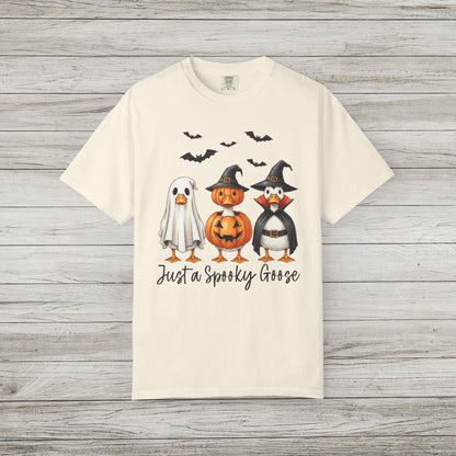 Just a Spooky Goose Comfort Colors Tee