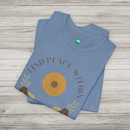 Find Peace Within Jersey Short Sleeve Tee