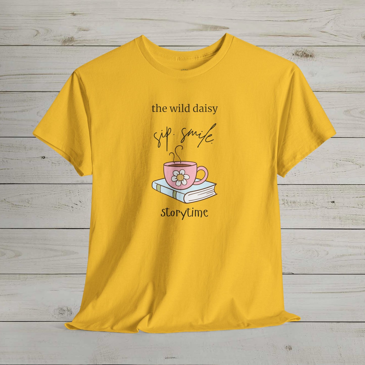 Sip Smile Storytime Heavy Cotton Tee