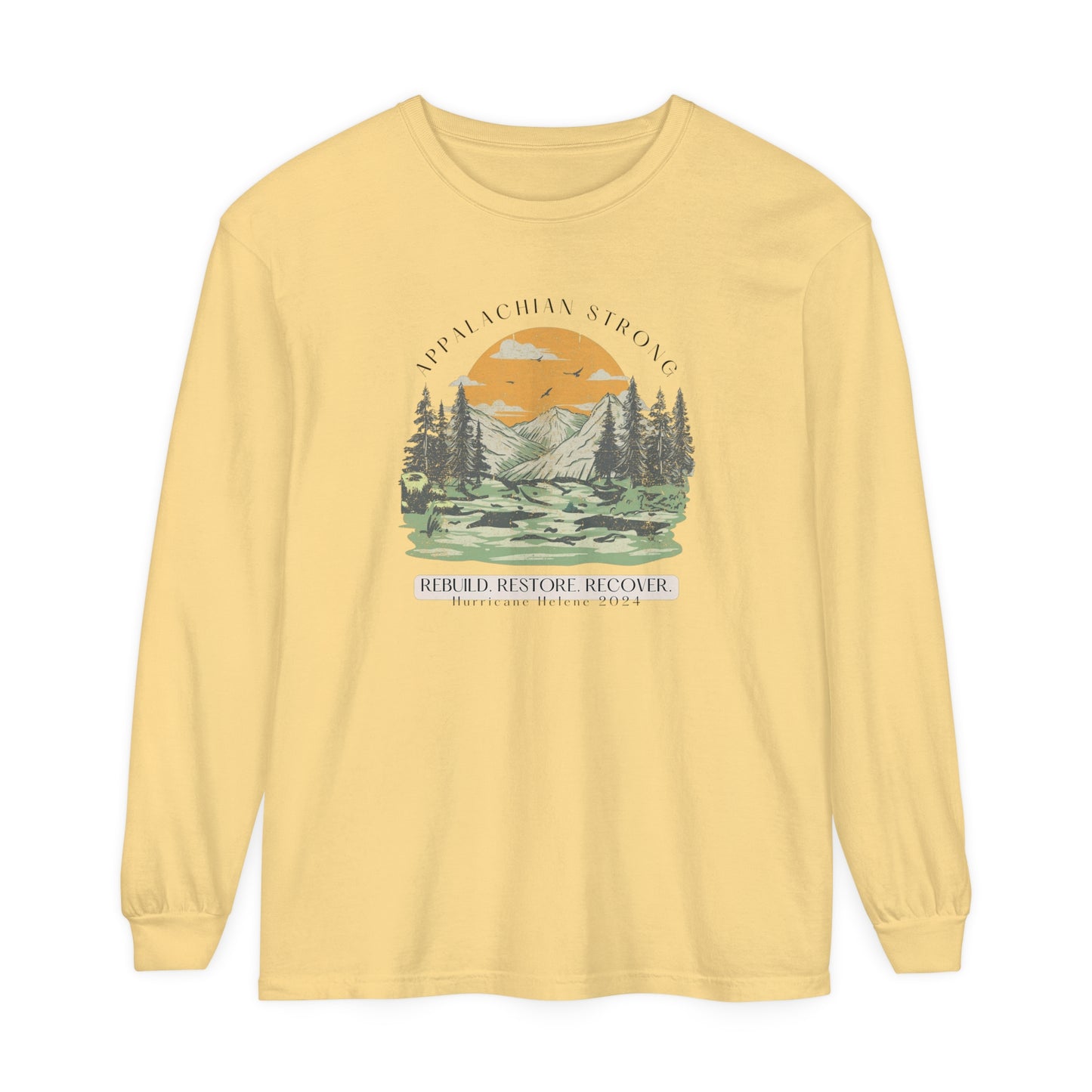 Appalachian Strong Garment-dyed Long Sleeve T-Shirt