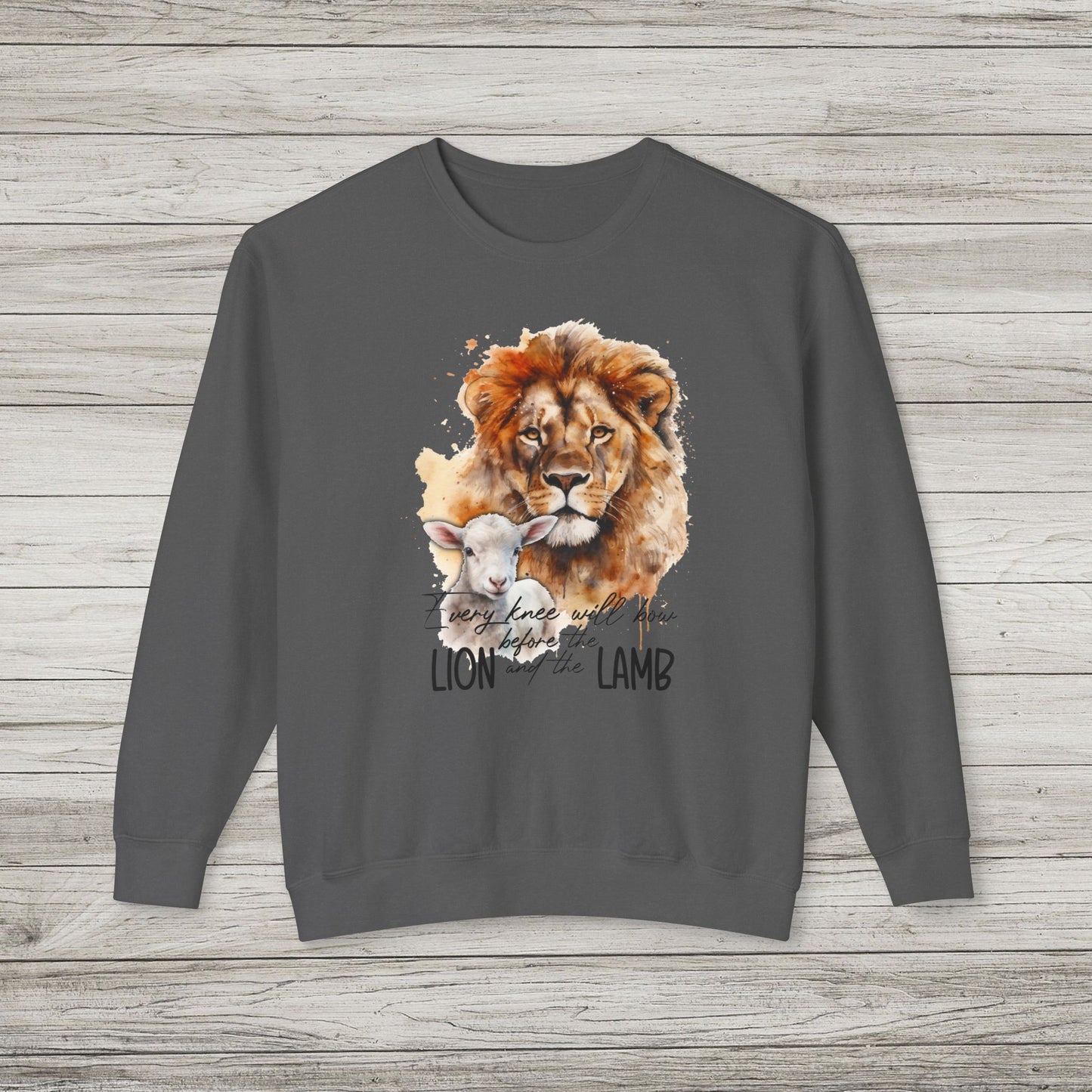 Lion and Lamb Lightweight Crewneck Sweatshirt
