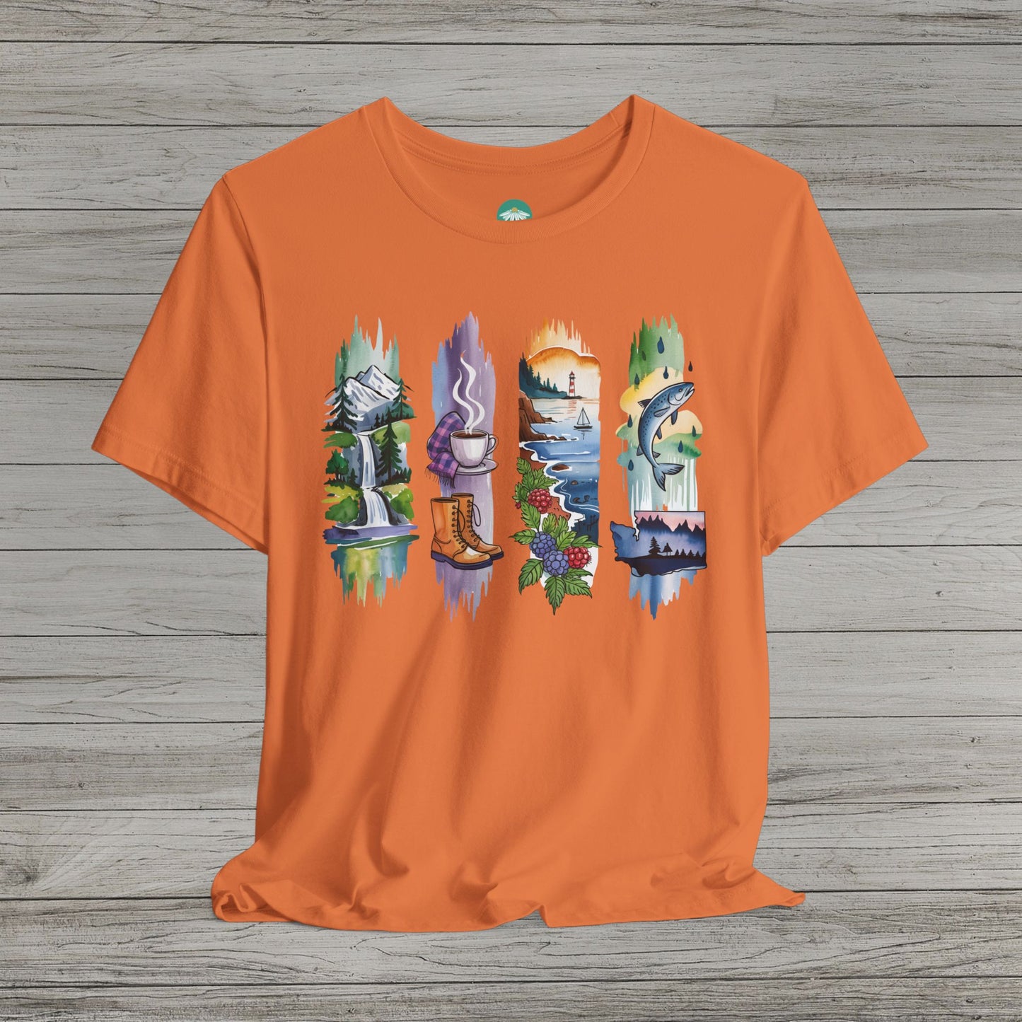 Explore Washington Bella Canvas Short Sleeve Tee