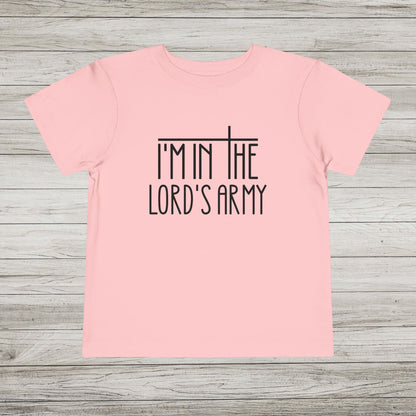 I'm in the Lord's Army Bella Canvas Toddler Tee