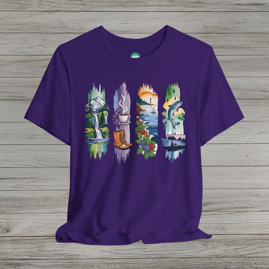 Explore Washington Bella Canvas Short Sleeve Tee