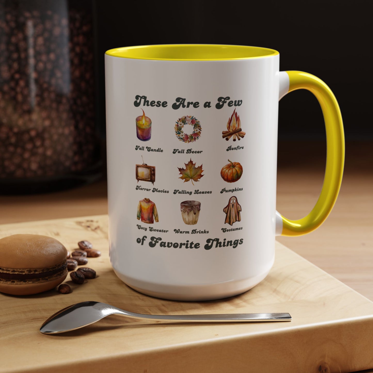 Fall Favorites - Accent Coffee Mug (11, 15oz)