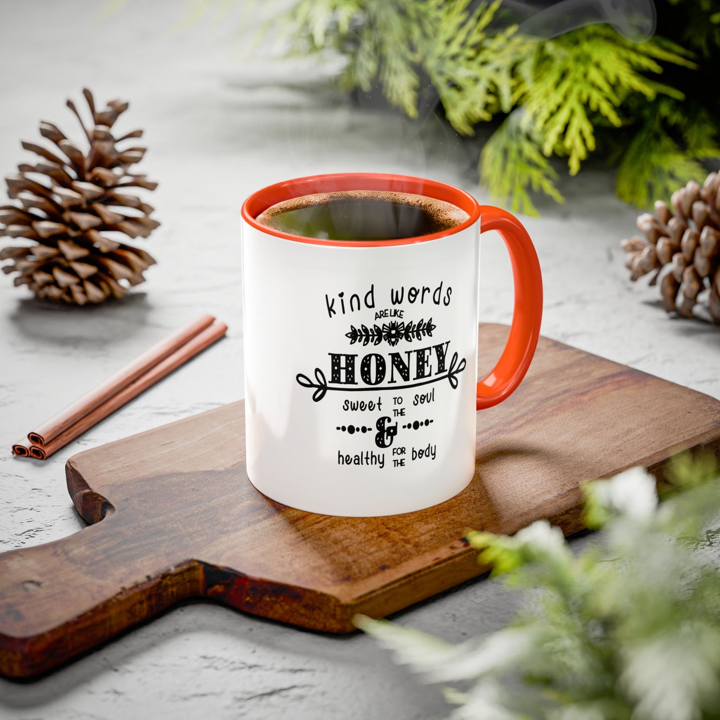 Kind Words Are Like Honey Coffee Mug