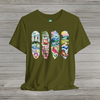 Explore North Carolina Bella Canvas Short Sleeve Tee