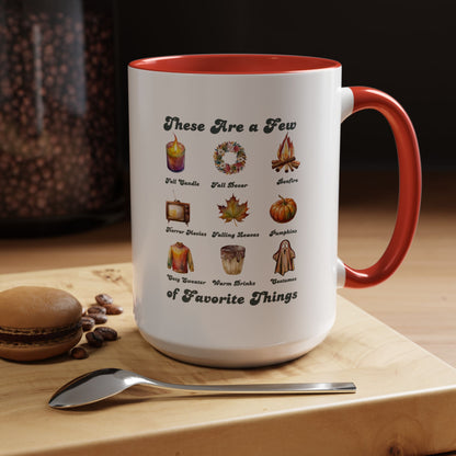 Fall Favorites - Accent Coffee Mug (11, 15oz)