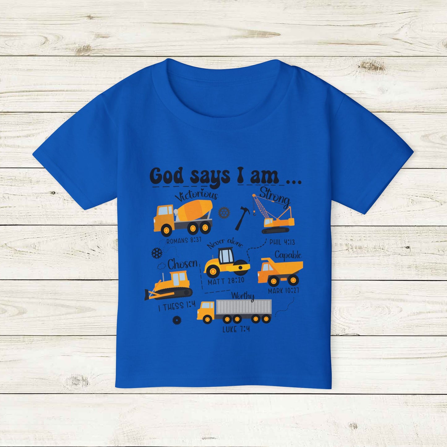 God Says Heavy Cotton™ Toddler T-shirt