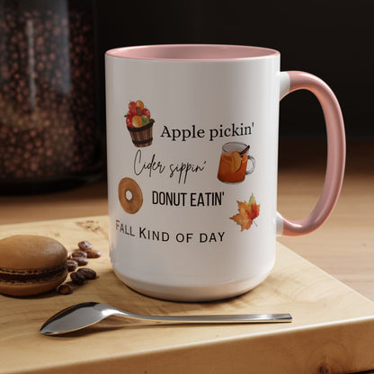 Fall Kind of Day - Accent Coffee Mug (11, 15oz)