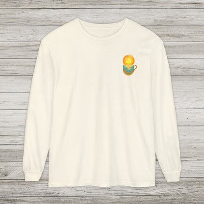 South Coast Coffee Comfort Colors Long Sleeve Tee