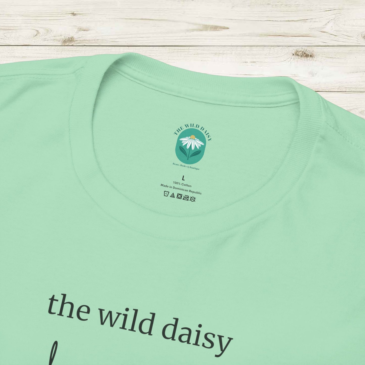 Keep Calm and Daisy On Heavy Cotton Tee