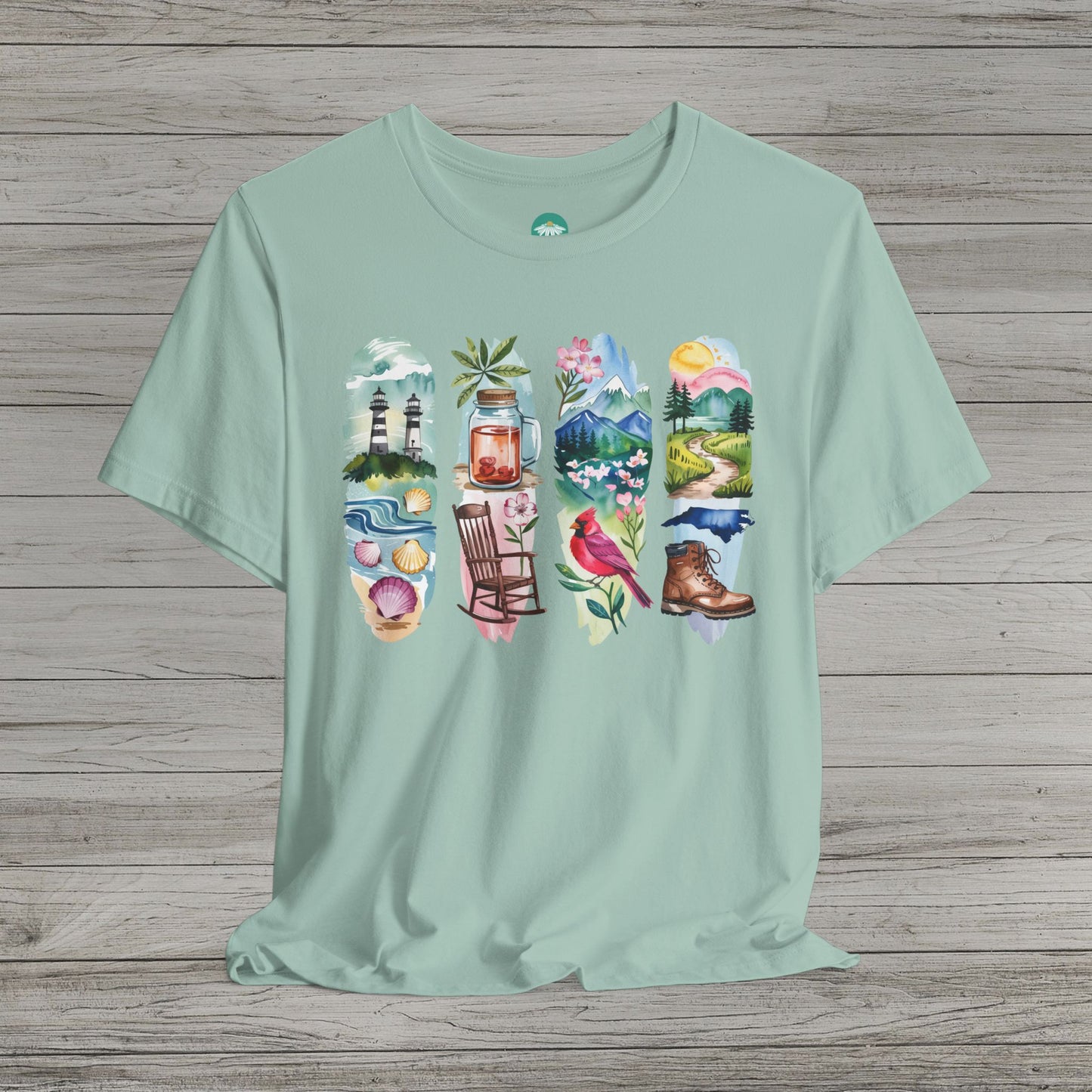 Explore North Carolina Bella Canvas Short Sleeve Tee