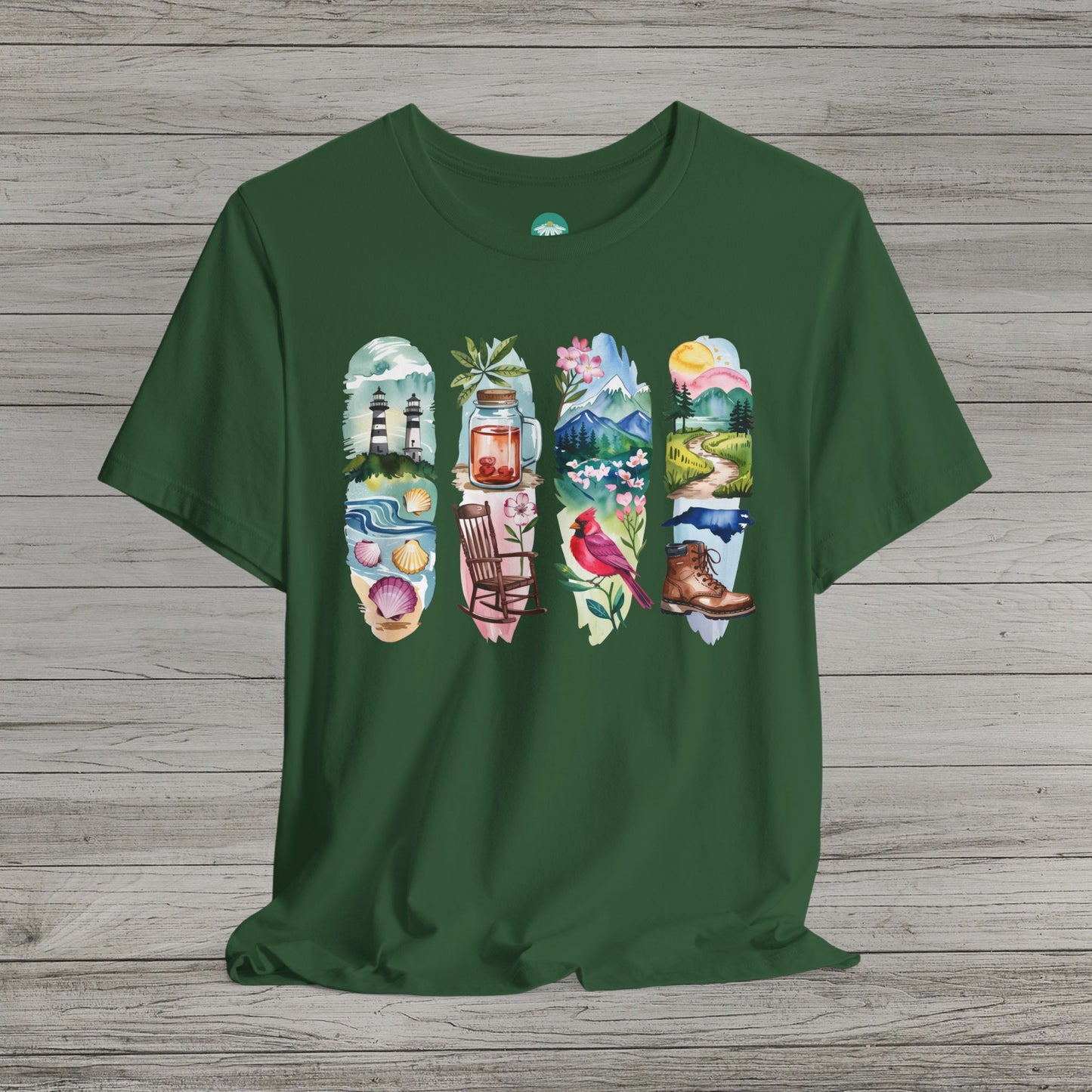 Explore North Carolina Bella Canvas Short Sleeve Tee