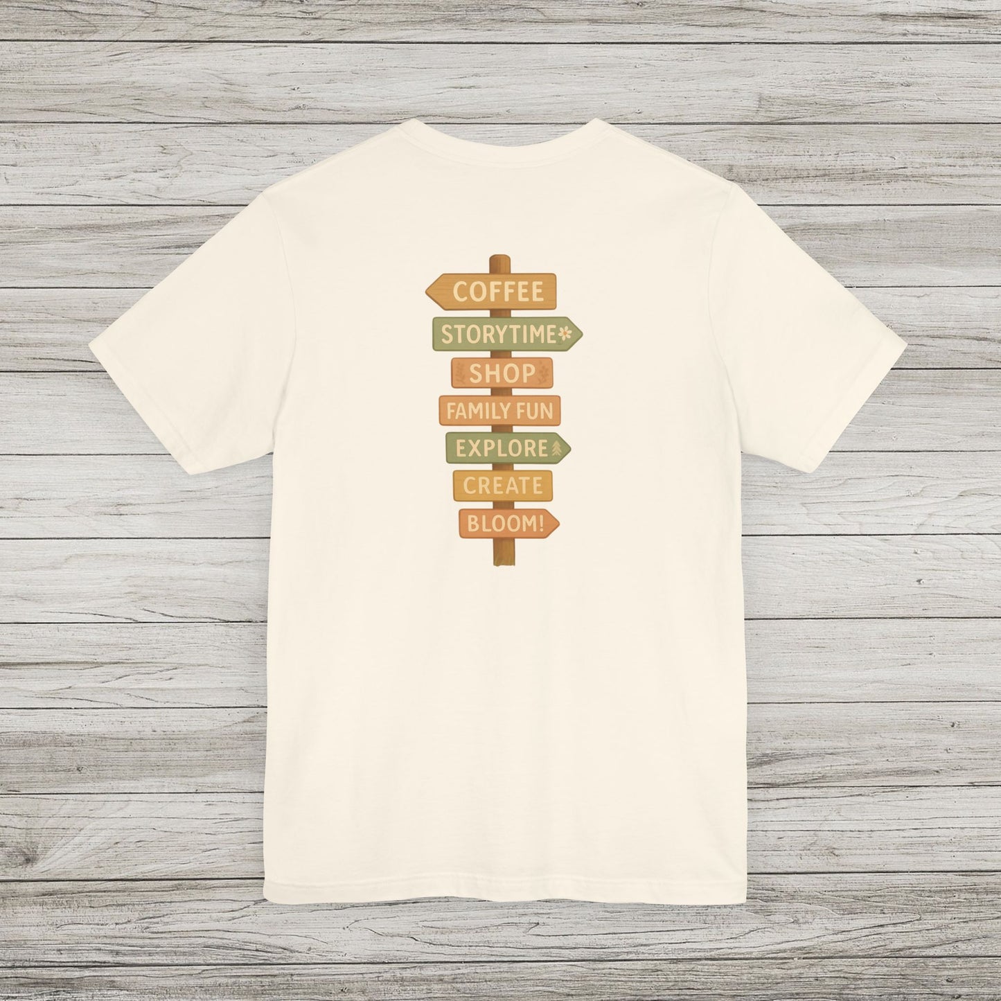 The Wild Daisy Sign Post Women's Bella Canvas Short Sleeve Tee