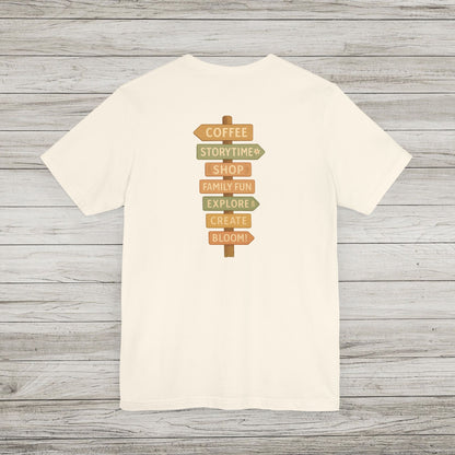 The Wild Daisy Sign Post Women's Bella Canvas Short Sleeve Tee