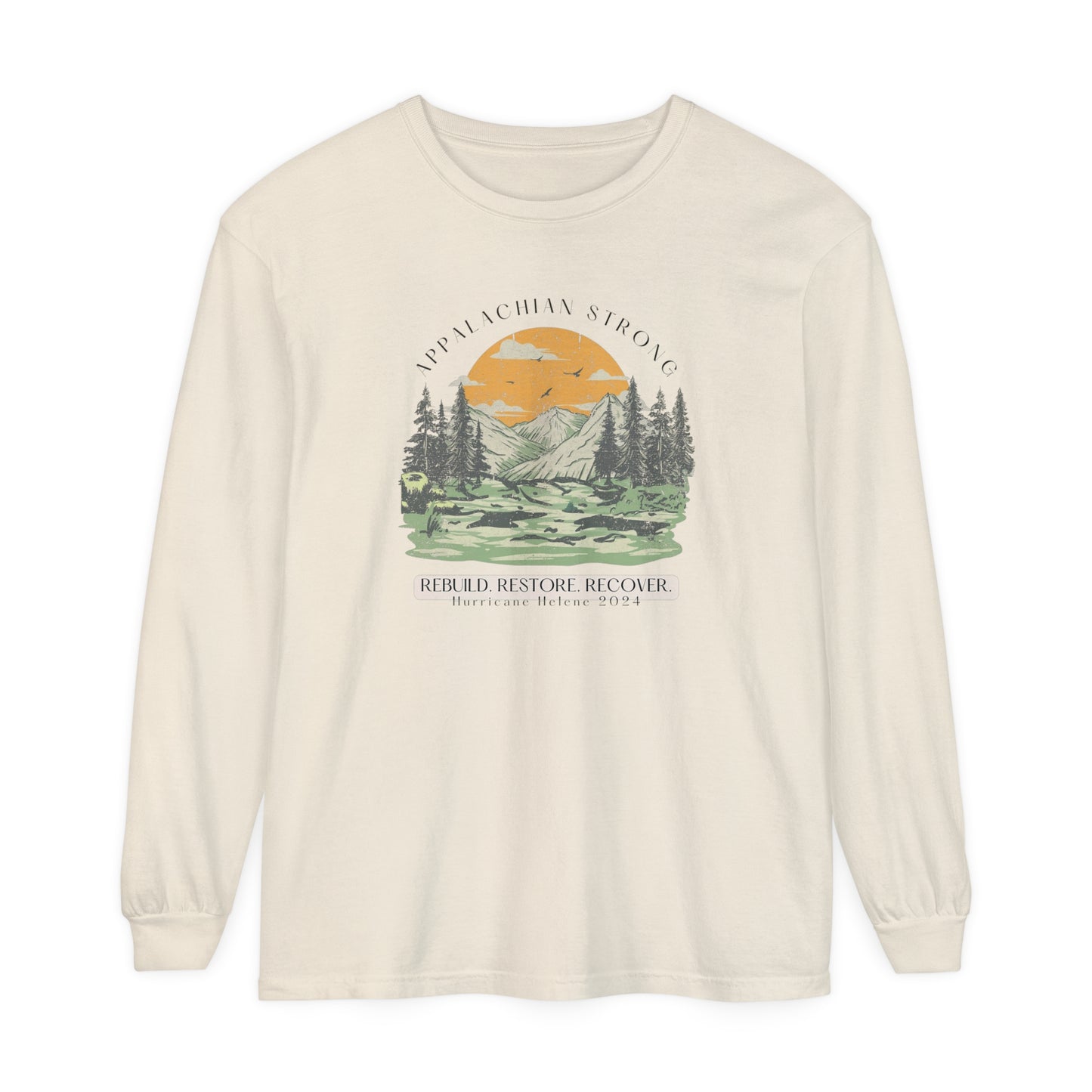 Appalachian Strong Garment-dyed Long Sleeve T-Shirt