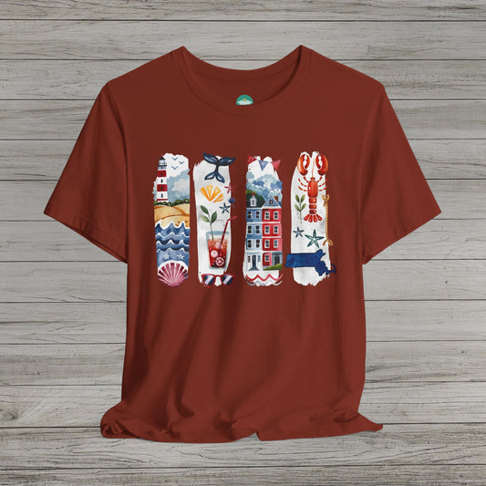 Explore Massachusetts Bella Canvas Tee